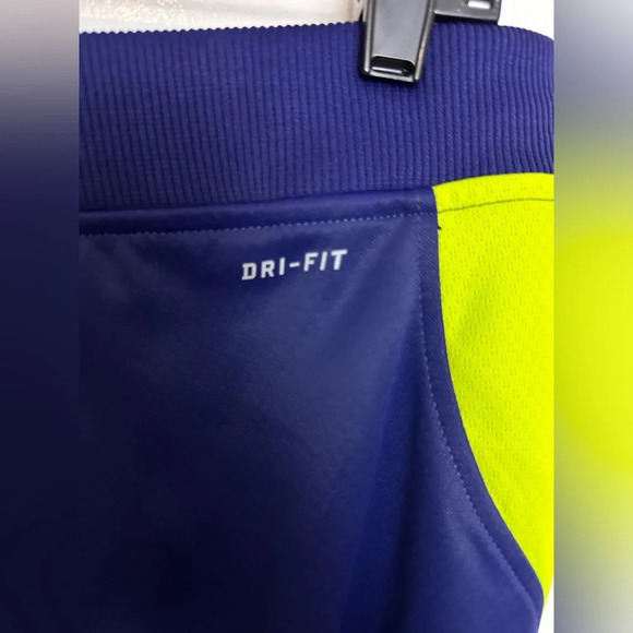 Men's Nike Dri-Fit Navy Blue Sweatpants Running Workout Joggers Zipper Large1259 - Picture 3 of 10